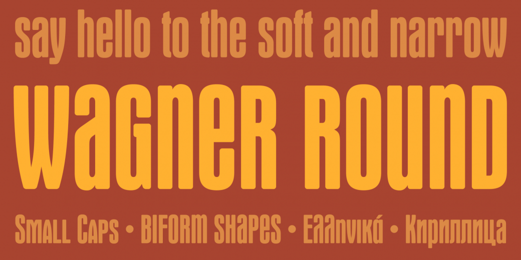 Wagner Round Font preview